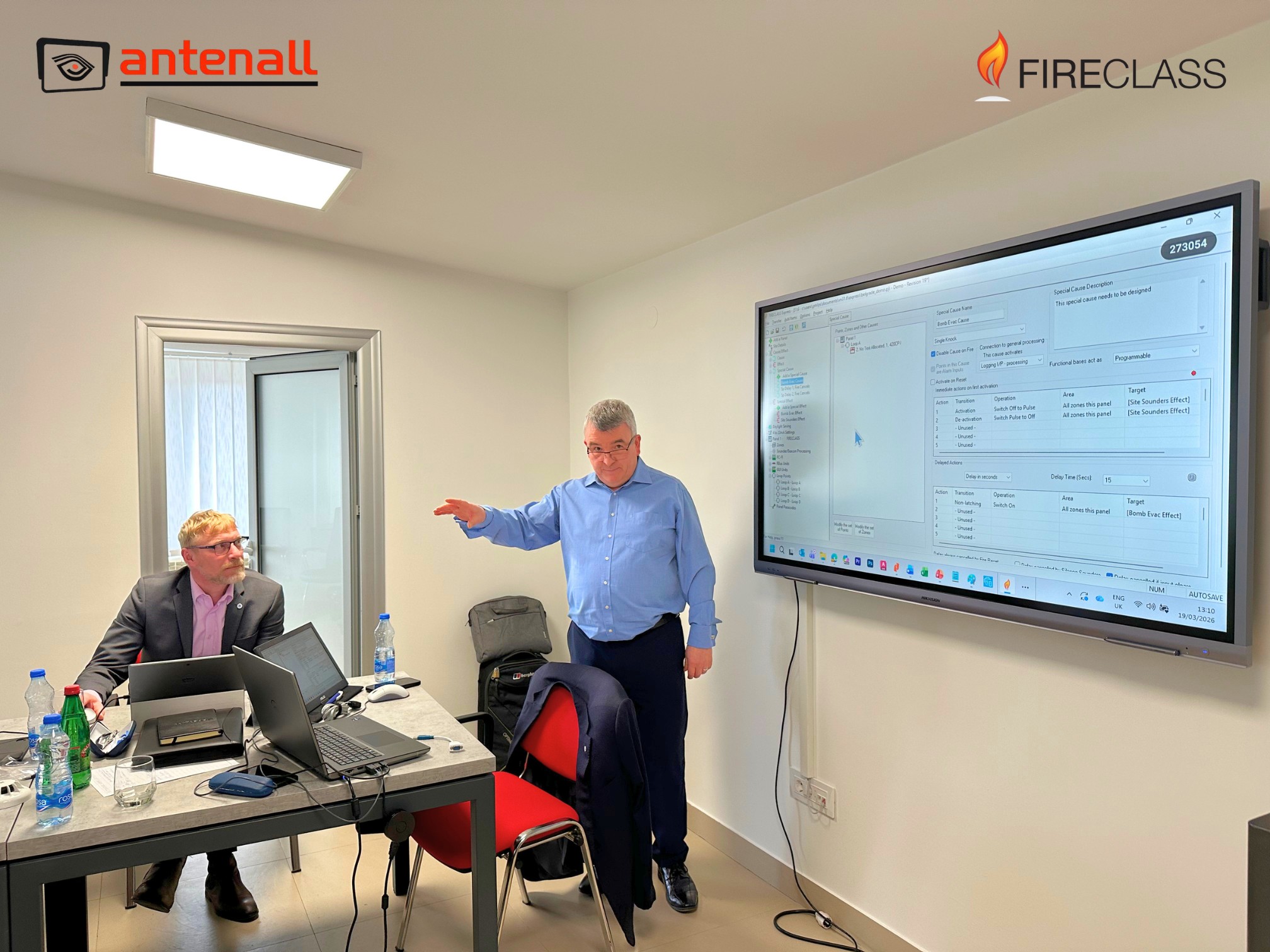 FireClass tehnički trening u Antenall-u