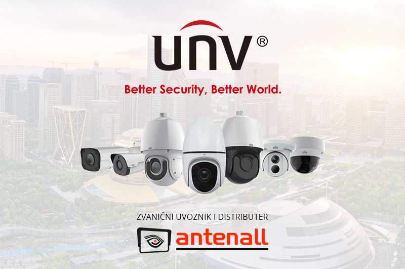 UNIVIEW je vodeći brend u oblasti IP sigurnosnih sistema