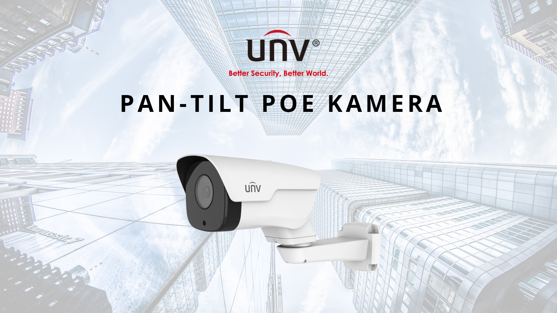 Pan-Tilt PoE kamera - Pogodna za nadgledanje spoljnih površina i velikih dvorana