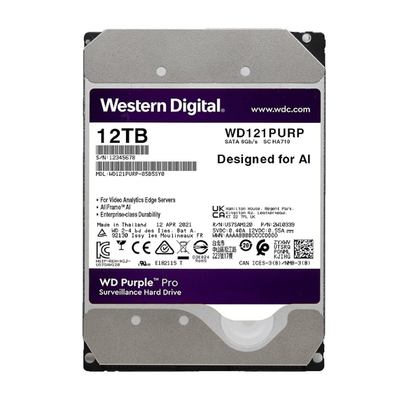  HDD-WD121PURP-12TB