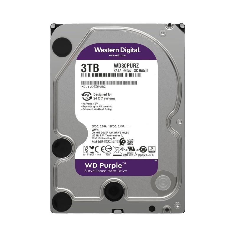  HDD-WD30PURX-64PFUY0-3TB 